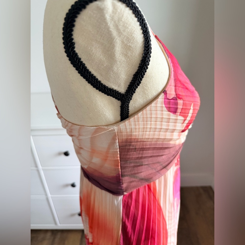 EXPRESS - Maxi Dress in Pink & Coral - Picture 2 of 4